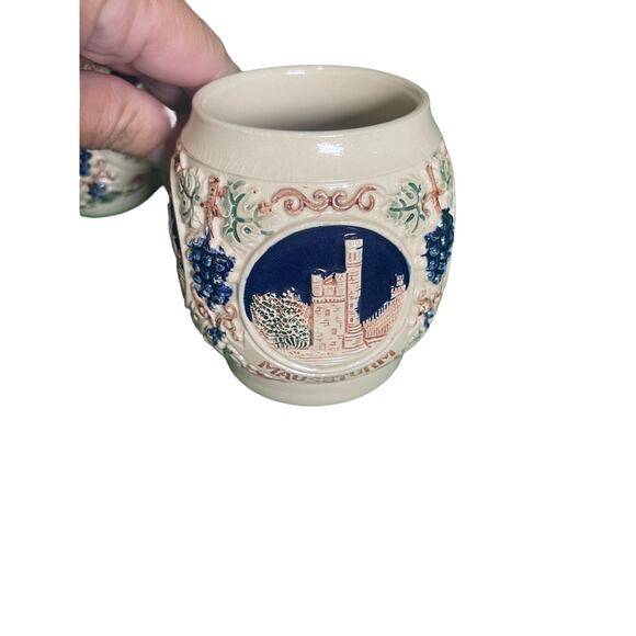 Vintage German Castle Stoneware Punchbowl/Tureen Set - Picture 6 of 8